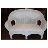 Wicker loveseat 52.25 long