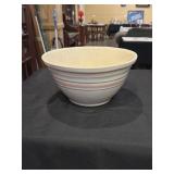Large Oven Ware mixing bowl with pink and