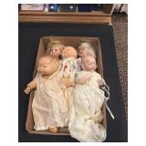 Lot of antiique dolls- Armand Marseille Germany,