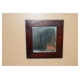 Antique shaving mirror 9.5 X 10
