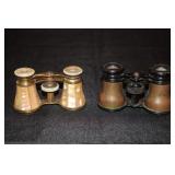 2 Pair of opera glasses - 1 Mother of Pearl