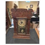 E. Ingraham Co. Gingerbread mantle clock