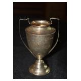 Stieff Sterling silver small trophy engraved
