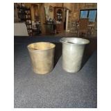 2 Wine cups both engraved one marked 750