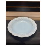 Longaberger blue pasta serving bowl