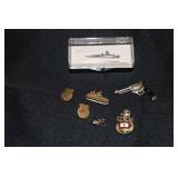 Lot - WW II era Son in Service pin and signal