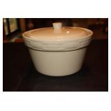 Longaberger Pottery Woven Traditions ivory medium