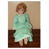 Queen Louise Germany bisque face doll eyes open