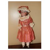 Bisque face doll made in Germany No. 63 eyes