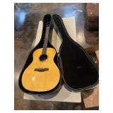 Fender 6 string guitar GA43S NAT with case