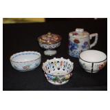 Dresden Germany Capodimonte trinket dish, Atelier