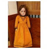 Doll with jointed arms and legs marked H K 4 on