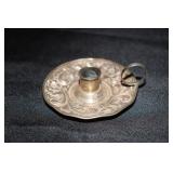 Sterling silver chamber stick