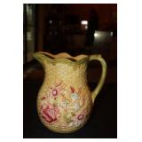 Longerberger Pottery Majolica Garden Pitcher
