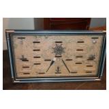 Shadow box containing sailor's knots and more 29