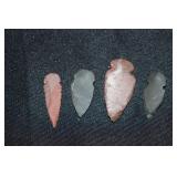 4 Arrow heads