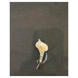 Franz porcelain calla lily brooch