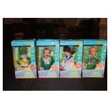 4 The Wizard of Oz Munchkin dolls 1988 Turner