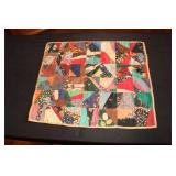 Homemade quilt square (some wear)