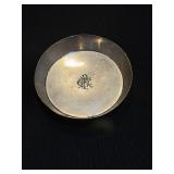 Small trinket dish engraved with initials and