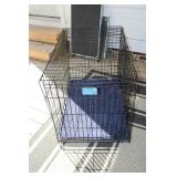 Large double door dog crate 26H X 24W X 36L