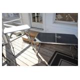 2 Folding tables one is Coleman