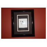 Embossed 3D cow wall art signed MC (10x12)