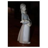 Lladro "Girl with Pig" figurine #1011
