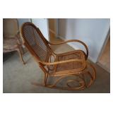 Bentwood cane rocker