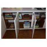 Contents of bottom cabinets (dog and other