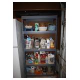 Contents of shelving lot - paint brushes,