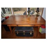 Pine table 35 1/2 X 61 X 31H