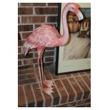Metal Pink Flamingo 28H