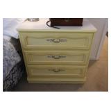French Provincial 3 drawer Dresser 30" x 18" x 30"