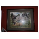 Signed Maria Van Woert English Mastiff print #