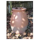 Plastic rainwater urn