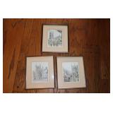 3 - signed & numbered England Cathedral pints