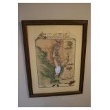 The Chesapeake Bay print by Ann Sander dated 1987