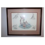 Nigel Hemming fox print 21 1/2 x 17 1/2