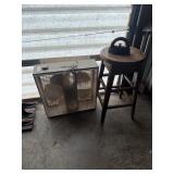 Myrtle Desk Co wooden stool, Enterprise