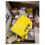 Box lot - nails, offset boxend end wrenches, bits