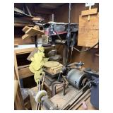 Drill press (came on when tested) and an