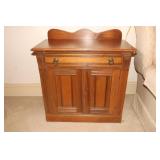 Fruitwood washstand 29.5 X 15.5 X 30.75