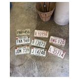 Lot of Maryland tags (some pairs)