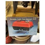 Portable table top charcoal grill (NIB)