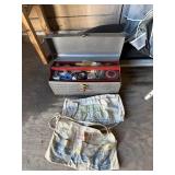 Craftsman tool box with contents - tool aprons,
