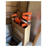 Box of quick release bar clamps