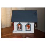 Handcrafted wooden church (lights)