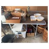 Aluminum folding table (does not