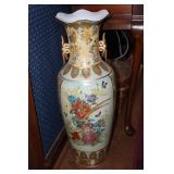 Japanese Satsuma style porcelain floor